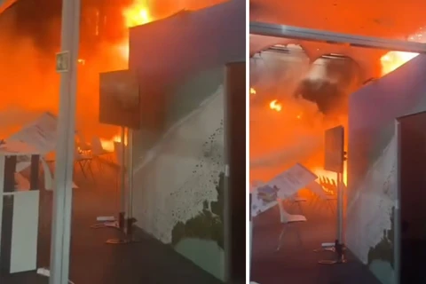 Video mostra incêndio em pavilhão da COP30 na tarde de hoje; assista!