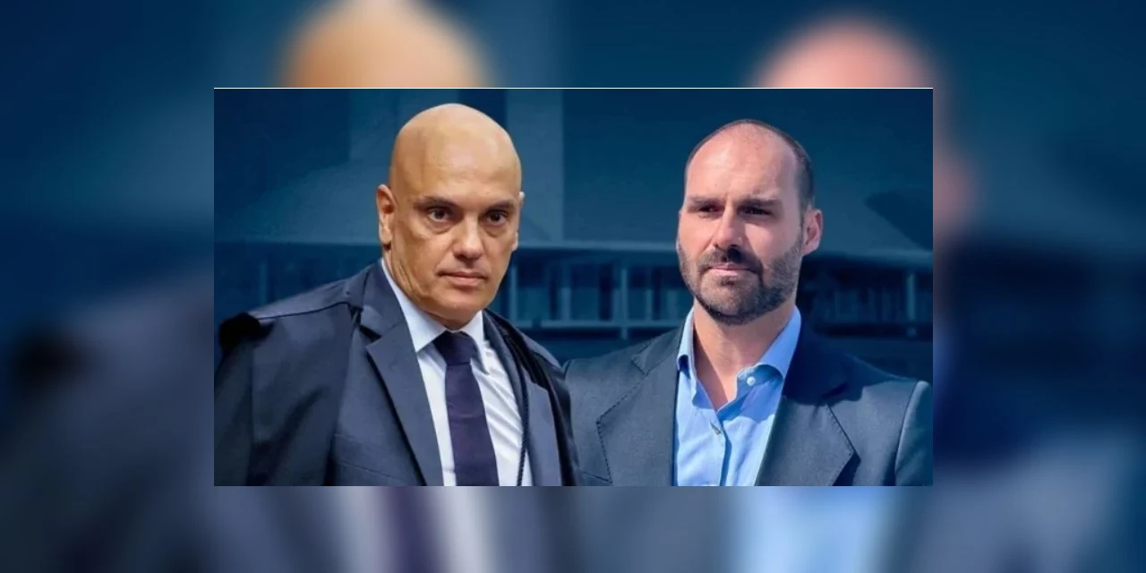 Moraes é hoje apenas um capanga que faz o serviço sujo do regime de exceção, diz Eduardo