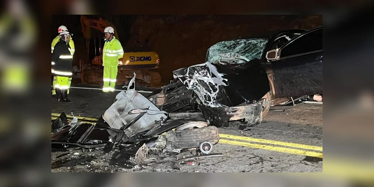 Motorista bêbado invade contramão e mata mulher que estava no carro com o filho 