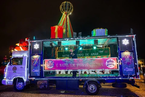 Parada Natalíssima começa nesta quinta 