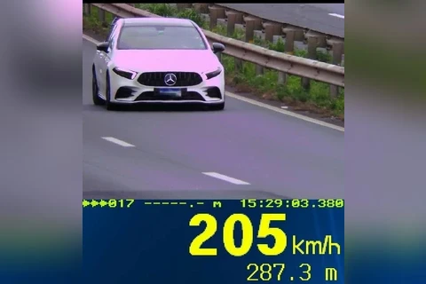 PRF flagra veículo a 205 km/h na BR-376, em Tibagi 