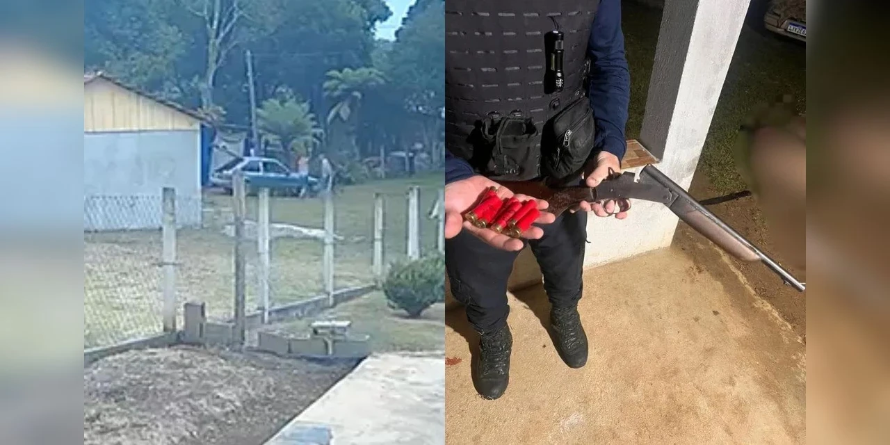 Mulher mata ex-companheiro a tiros após ele invadir chácara com facão