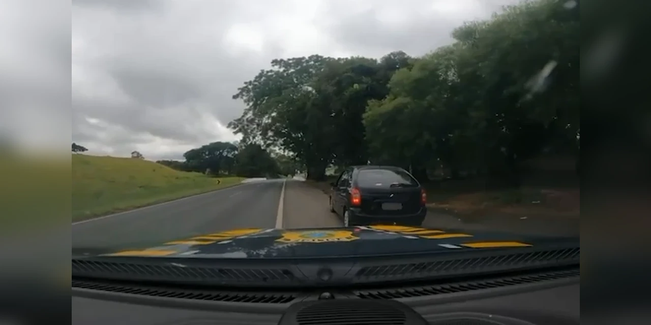 VIDEO: perseguição policial termina com apreensão de 157 kg de maconha e Skunk em PG