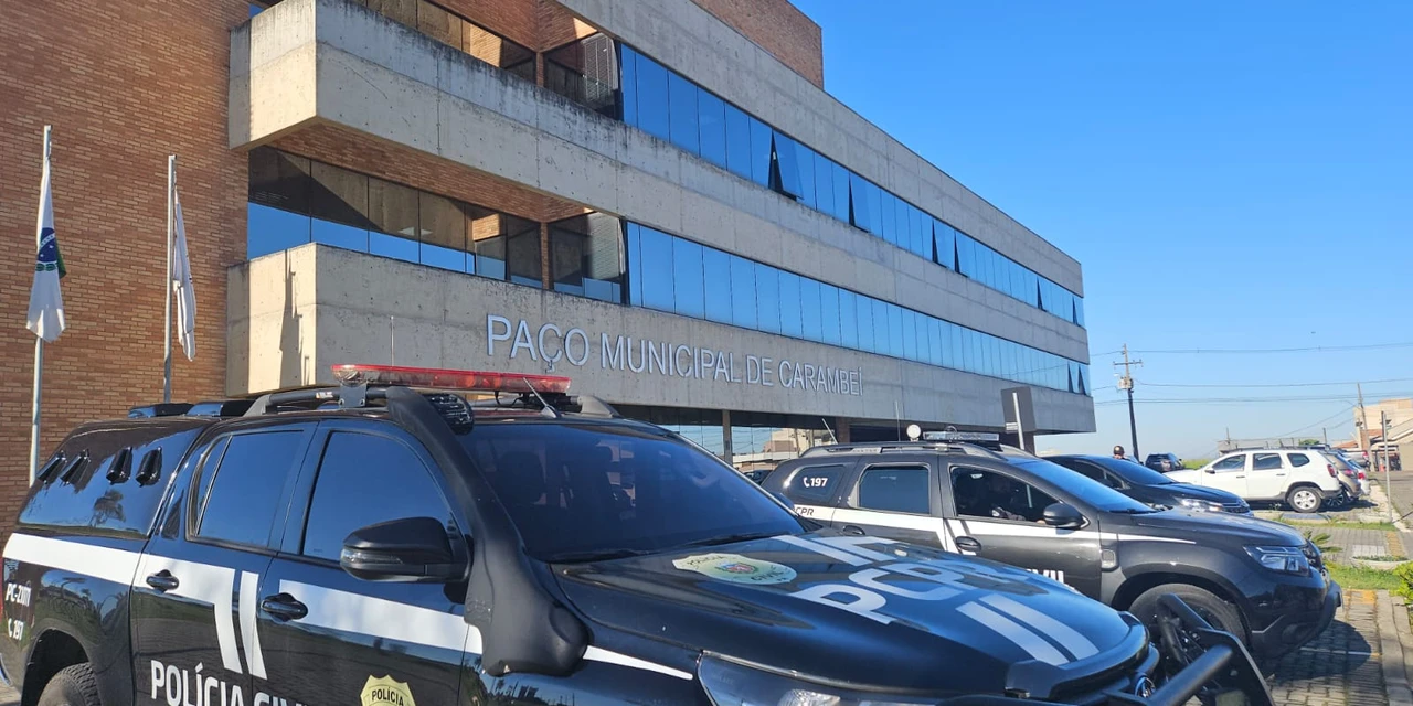 Operação da Polícia Civil mira fraude em licitações no município de Carambeí