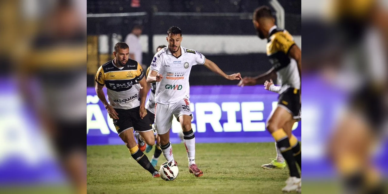 Operário-PR e Criciúma marcam no segundo tempo e empatam pela Série B