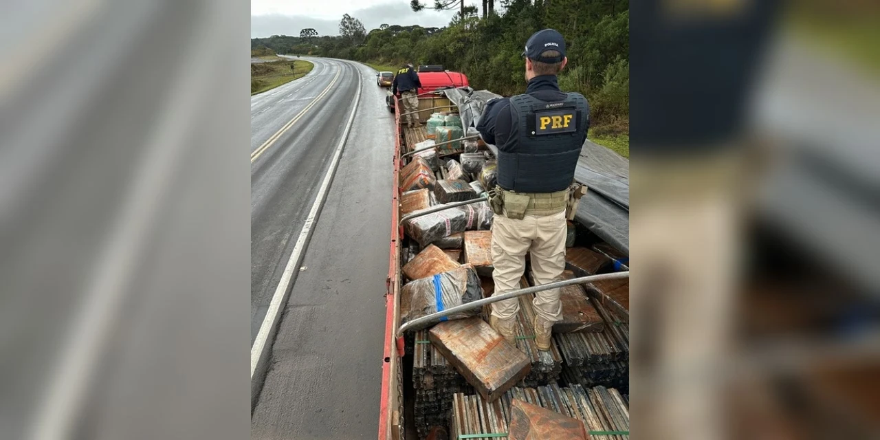 PRF apreende quase 2,5 toneladas de maconha em Guarapuava