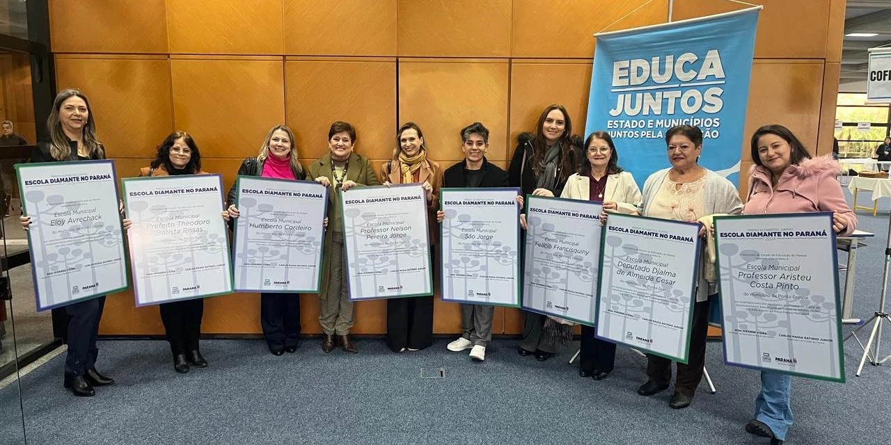 Ponta Grossa tem nove escolas entre as 300 melhores do Paraná acima da média estadual na educação