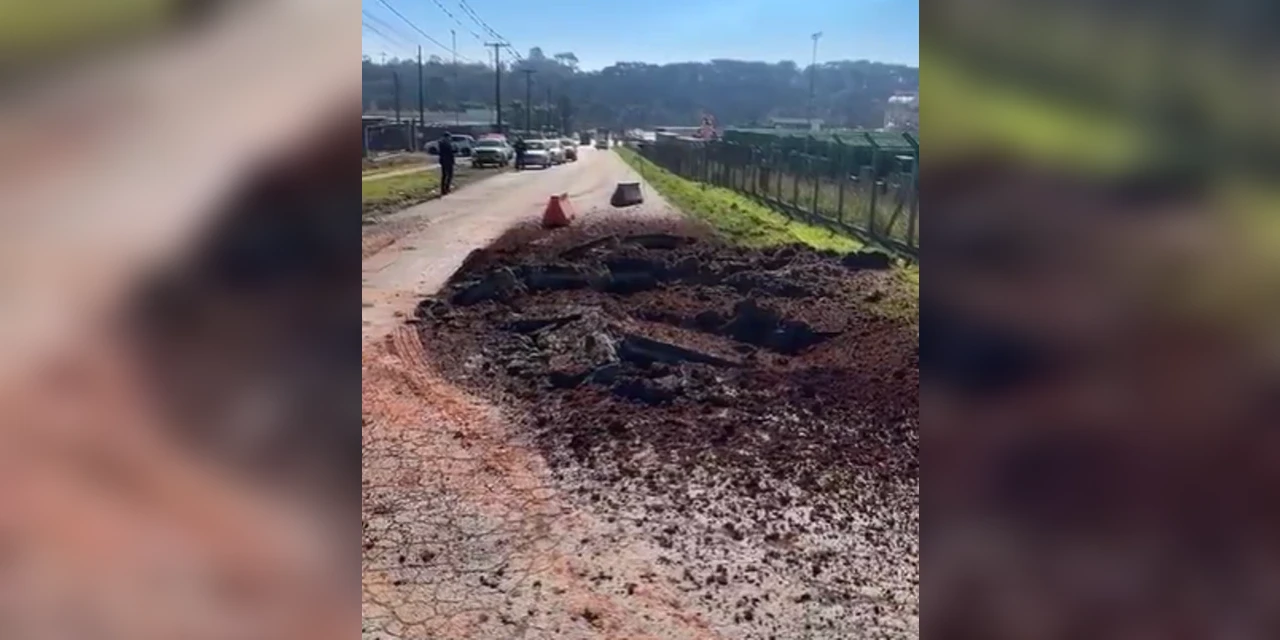 Explosão e vazamento de gás assusta moradores no Cará-Cará, em PG
