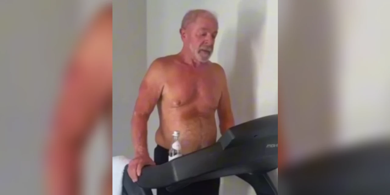 Sem camisa, Lula mostra treino aos 80 anos e diz: “Só fica velho quem não tem uma causa”