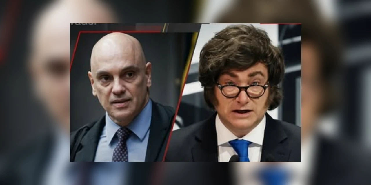 Moraes nega pedido para Javier Milei visitar Bolsonaro em casa