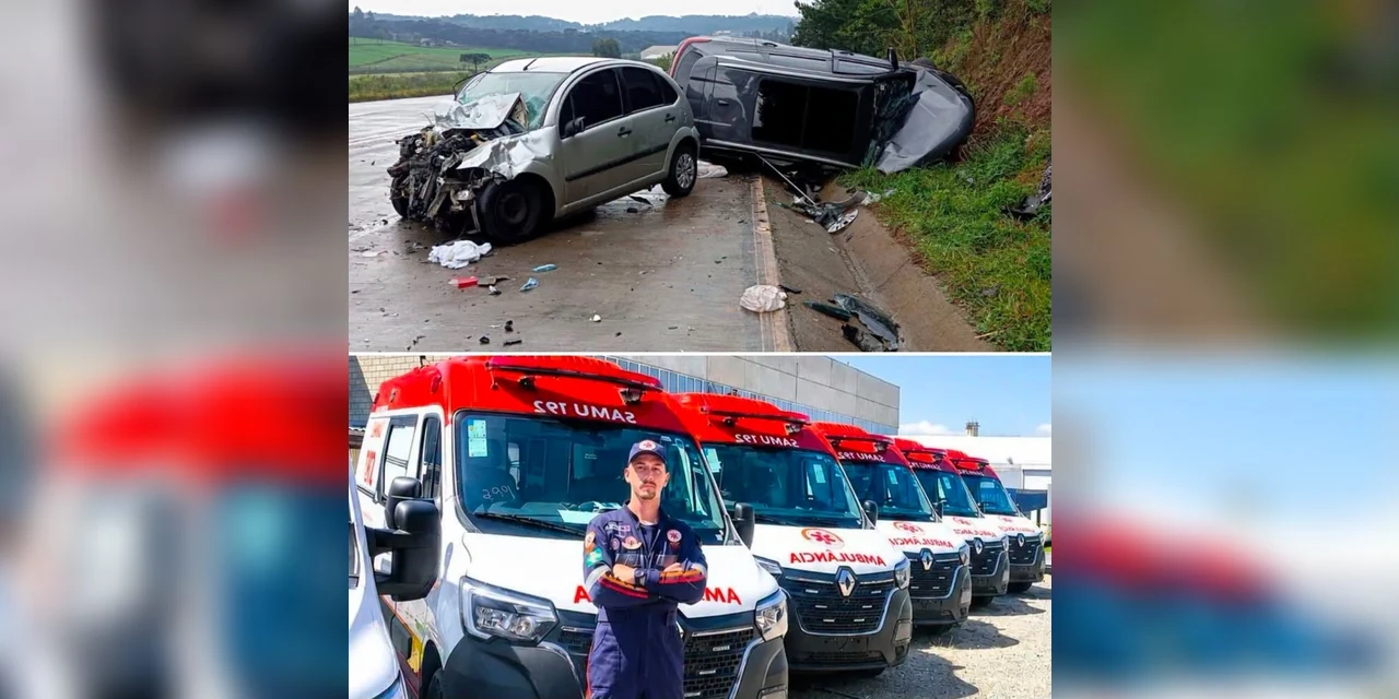 Socorrista morre em grave acidente no Paraná