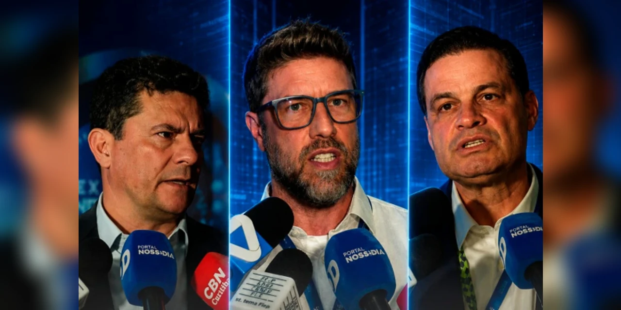 Moro lidera disputa para governador no Paraná com 45%, Requião Filho tem 24% e Sandro Alex 17,5%