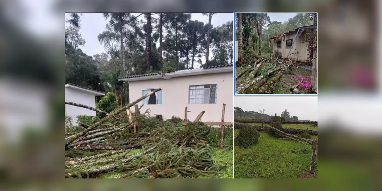 Simepar confirma dois tornados no Paraná nas ultimas horas