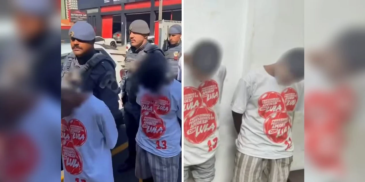 Policiais são acusados de obrigar suspeitos de tráfico a vestirem camiseta de Lula