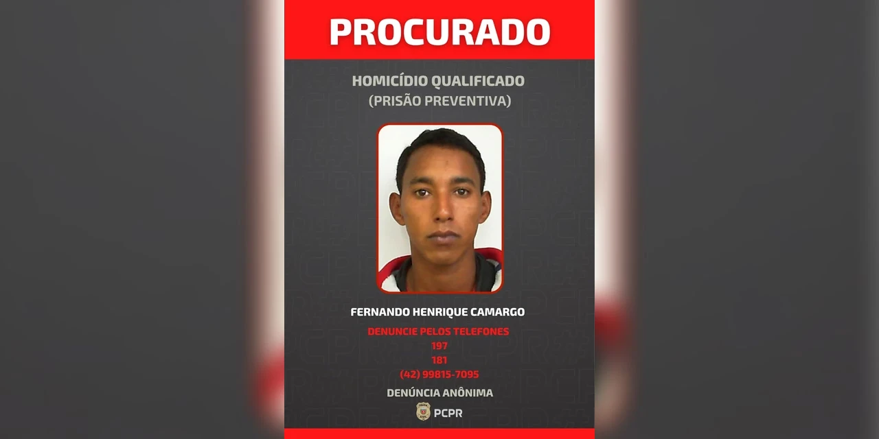 PCPR prende suspeito de participação em homicídio ocorrido em Palmeira; investigação segue para localização de outro envolvido já identificado